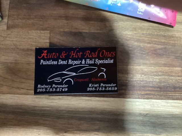 Auto and Hot Rod ones paintless dent repair and hail specialists