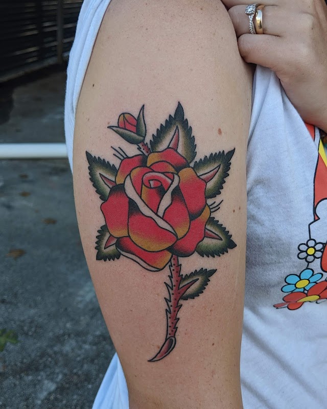 Lonesome Blue Electric Tattoo photo 2