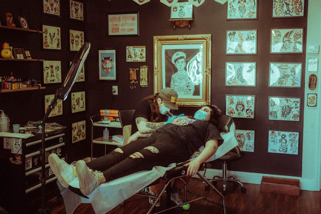 Lonesome Blue Electric Tattoo photo 3