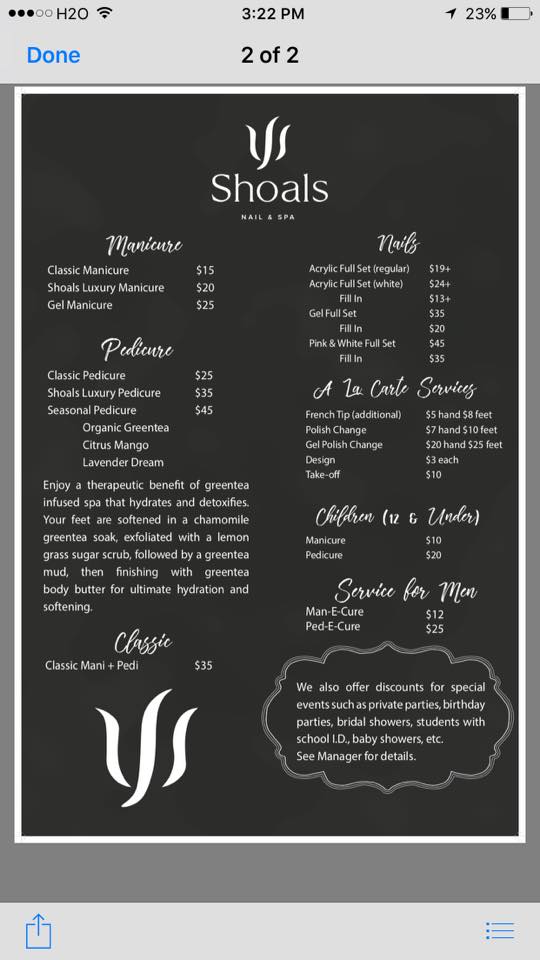 Shoals Nail & Spa photo 4